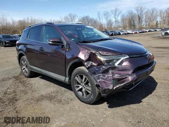2018 Toyota RAV4 XLE with VIN 2T3RFREVXJW841741, listed as a Copart auction lot 51378385 with 114,842 mi miles and Salvage Title. Bid and sale history available at carsss.com. Image 4.