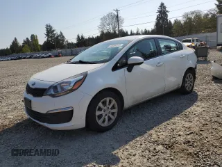 2016 Kia Rio LX with VIN KNADM4A39G6558973, listed as a Copart auction lot 54064515 with 118,066 mi miles and Salvage Title. Bid and sale history available at carsss.com. Image 1.