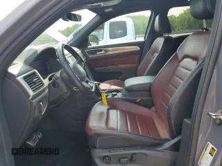 2021 Volkswagen Atlas SEL Premium R-Line with VIN 1V2FE2CA3MC206055, listed as a Copart auction lot 60788985 with 66,180 mi miles and Salvage title. Bid and sale history available at DreamBid. Image 7.