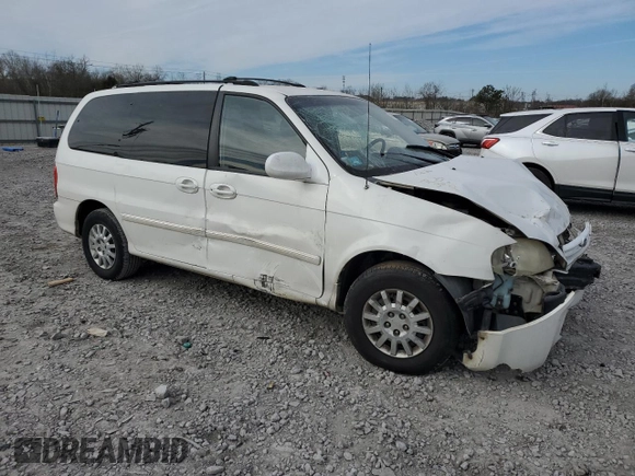 2002 Kia Sedona LX with VIN KNDUP131326320226, listed as a Copart auction lot 42018795 with 178,935 mi miles and Salvage Title. Bid and sale history available at carsss.com. Image 4.