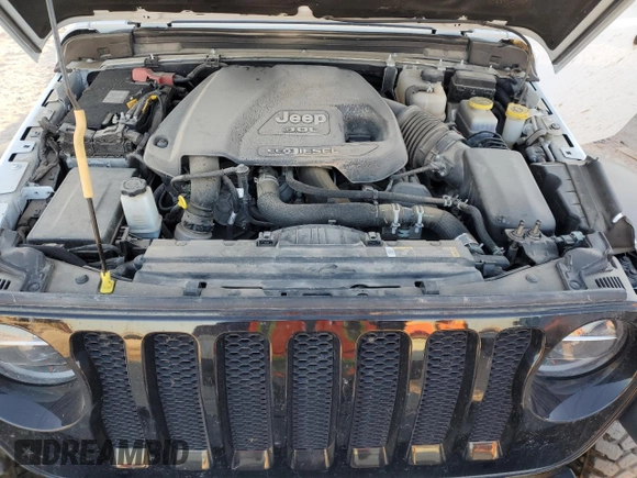 2022 Jeep Wrangler Unlimited Willys Sport with VIN 1C4HJXDM7NW145806, listed as a Copart auction lot 46851705 with 28,357 mi miles and Salvage Title. Bid and sale history available at DreamBid. Image 12.