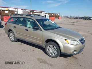 2009 Subaru Outback with VIN 4S4BP60C096337548, listed as a IAAI auction lot 41974078 with 125,778 mi miles. Bid and sale history available at carsss.com. Image 1.