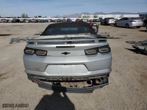 2019 Chevrolet Camaro 2SS with VIN 1G1FH3D79K0116191, listed as a Copart auction lot 84441694 with 0 mi miles and Salvage Title. Bid and sale history available at carsss.com. Image 6.