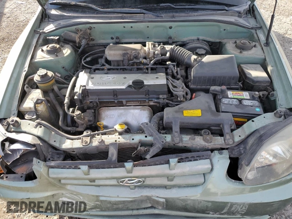 2004 Hyundai Accent GL with VIN KMHCG45C44U531828, listed as a Copart auction lot 86428134 with 92,054 mi miles and Salvage Title. Bid and sale history available at carsss.com. Image 12.