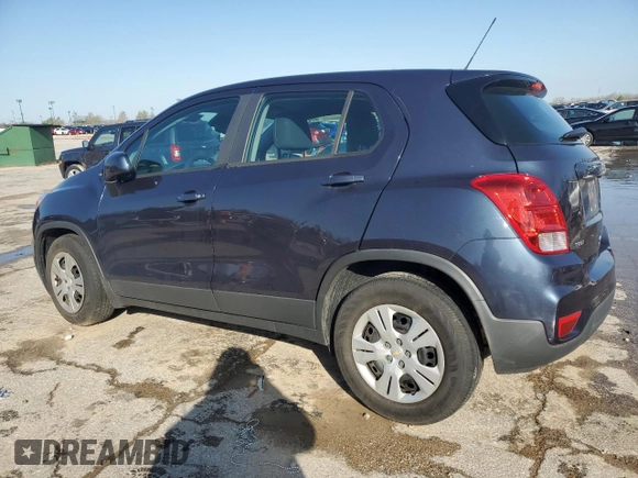 2018 Chevrolet Trax LS with VIN 3GNCJKSB9JL260798, listed as a Copart auction lot 51522785 with 44,651 mi miles and Salvage Title. Bid and sale history available at carsss.com. Image 2.