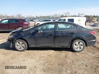 2014 Honda Civic Sedan LX with VIN 2HGFB2F5XEH544092, listed as a IAAI auction lot 41797824 with 73,079 mi miles. Bid and sale history available at carsss.com. Image 15.