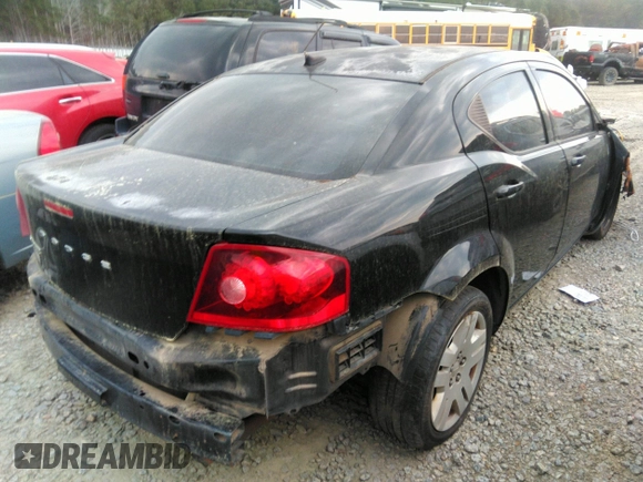 2014 Dodge Avenger SE with VIN 1C3CDZAB4EN170270, listed as a IAAI auction lot 35926446 with 39,639 mi miles and . Bid and sale history available at DreamBid. Image 4.