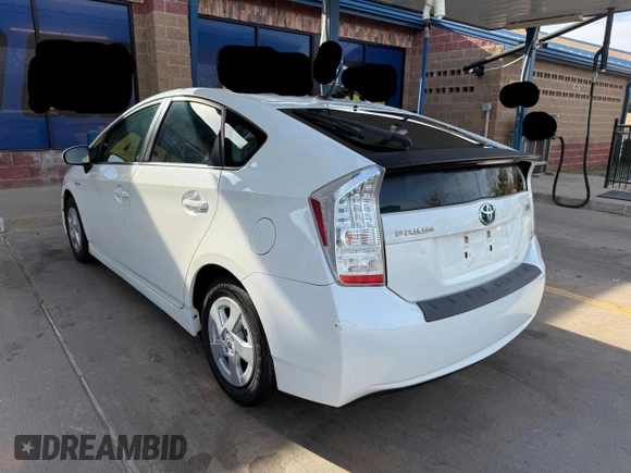 2010 Toyota Prius II with VIN JTDKN3DU8A0037243, listed as a Copart auction lot 51372605 with 170,831 mi miles and Clean Title. Bid and sale history available at carsss.com. Image 3.