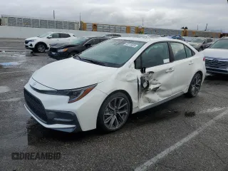 2021 Toyota Corolla XSE with VIN 5YFT4MCE1MP096166, listed as a Copart auction lot 49115825 with 6,515 mi miles and Salvage Title. Bid and sale history available at carsss.com. Image 1.