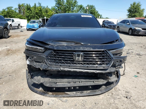 2024 Honda Accord Sport with VIN 1HGCY2F57RA014295, listed as a Copart auction lot 58748875 with 23,422 mi miles and Salvage title. Bid and sale history available at DreamBid. Image 5.