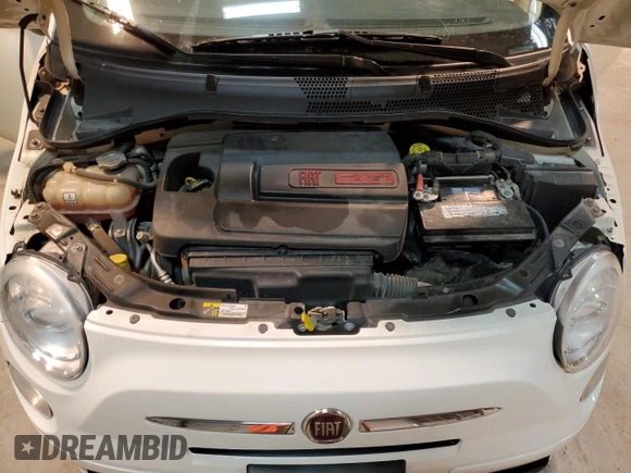 2017 FIAT 500 Pop with VIN 3C3CFFLR6HT661740, listed as a Copart auction lot 46289475 with 63,864 mi miles and Salvage title. Bid and sale history available at DreamBid. Image 11.
