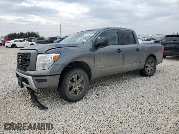 2024 Nissan Titan SV with VIN 1N6AA1EE5RN109336, listed as a Copart auction lot 51189775 with 24,894 mi miles and Salvage title. Bid and sale history available at DreamBid. Image 1.