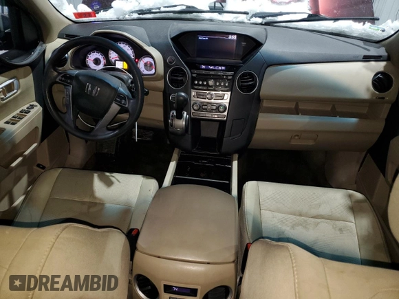 2014 Honda Pilot LX with VIN 5FNYF4H25EB008957, listed as a Copart auction lot 44562835 with 151,054 mi miles and Salvage Title. Bid and sale history available at DreamBid. Image 8.