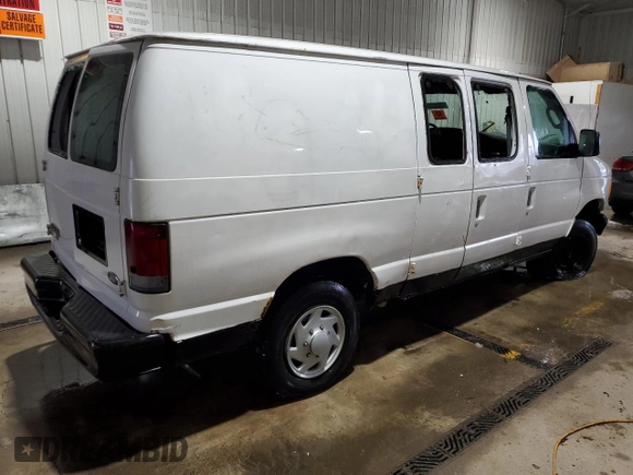 2007 Ford Econoline Cargo Commercial with VIN 1FTNE24LX7DA39592, listed as a Copart auction lot 43045895 with 133,537 mi miles and Salvage title. Bid and sale history available at DreamBid. Image 3.