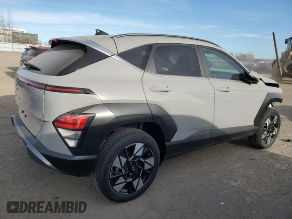 2025 Hyundai Kona SEL Convenience with VIN KM8HCCAB5SU209236, listed as a Copart auction lot 41684615 with 142 mi miles and Salvage Title. Bid and sale history available at DreamBid. Image 3.