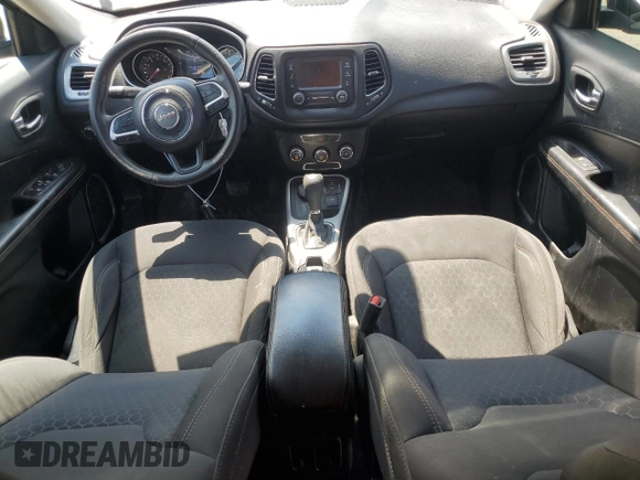 2018 Jeep Compass Sport z VIN 3C4NJDAB7JT484490, wystawiony jako Copart lot #59947885 z przebiegiem 118 363 mil mil oraz Szkoda całkowita • Salvage title. Historia ofert i sprzedaży dostępna na DreamBid. Obrazek 8.