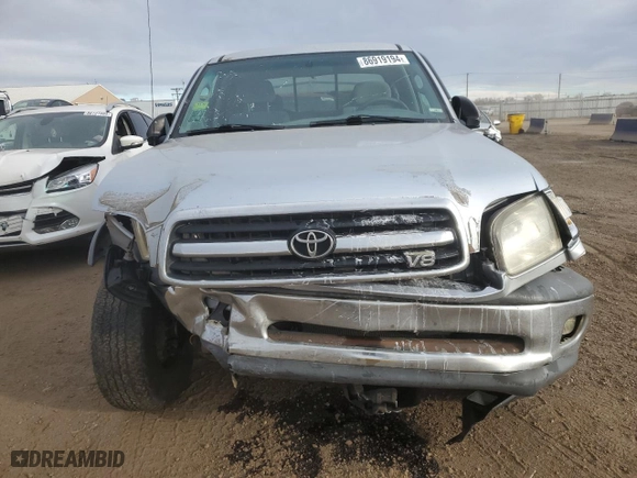 2000 Toyota Tundra SR5 with VIN 5TBBT441XYS070715, listed as a Copart auction lot 86919194 with 259,190 mi miles and Salvage Title. Bid and sale history available at carsss.com. Image 5.