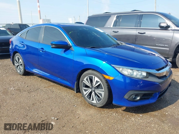 2016 Honda Civic EX-L with VIN 19XFC1F7XGE019863, listed as a IAAI auction lot 42361161 with 118,907 mi miles and . Bid and sale history available at DreamBid. Image 1.