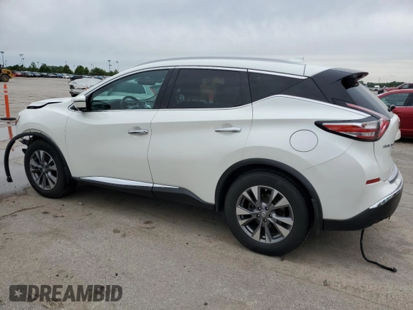 2017 Nissan Murano SL z VIN 5N1AZ2MH4HN172631, wystawiony jako Copart lot #55489115 z przebiegiem 149 788 mil mil oraz Szkoda całkowita • Salvage title. Historia ofert i sprzedaży dostępna na DreamBid. Obrazek 2.