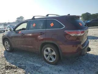 2015 Toyota Highlander Limited с VIN 5TDDKRFH3FS151806, выставлен на аукционе Copart как лот 61661905 с пробегом 32 370 миль миль и Списание • Salvage title. История ставок и продаж доступна на DreamBid. Изображение 2.