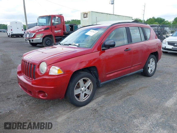 2008 Jeep Compass Sport with VIN 1J8FF47W38D528932, listed as a IAAI auction lot 42123017 with Not Provided miles and . Bid and sale history available at carsss.com. Image 2.