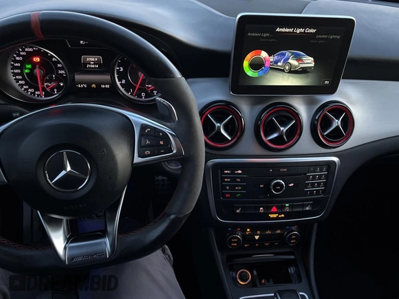 2015 Mercedes-Benz CLA 45 AMG with VIN WDDSJ5CB0FN175415, listed as a Copart auction lot 85143354 with 210,614 mi miles and Clean Title. Bid and sale history available at DreamBid. Image 9.