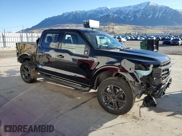 2023 Ford F-150 XL with VIN 1FTFW1E82PFD23843, listed as a Copart auction lot 49863045 with 21,721 mi miles and Salvage Title. Bid and sale history available at carsss.com. Image 4.