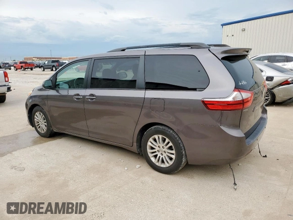 2016 Toyota Sienna XLE with VIN 5TDYK3DC9GS743458, listed as a Copart auction lot 60264865 with 65,272 mi miles and Salvage title. Bid and sale history available at DreamBid. Image 2.