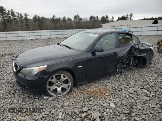 2006 BMW 5 Series 530xi with VIN WBANF73596CC34522, listed as a Copart auction lot 84189884 with Not Provided miles and Salvage Title. Bid and sale history available at carsss.com. Image 1.