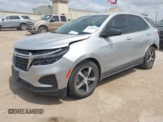 2022 Chevrolet Equinox LS with VIN 3GNAXHEV2NS192791, listed as a IAAI auction lot 42078843 with 33,137 mi miles and . Bid and sale history available at DreamBid. Image 17.