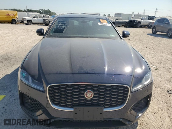 2022 Jaguar XF R-Dynamic SE with VIN SAJBL4GX6NCY92384, listed as a Copart auction lot 75616424 with 0 mi miles and Salvage Title. Bid and sale history available at carsss.com. Image 5.