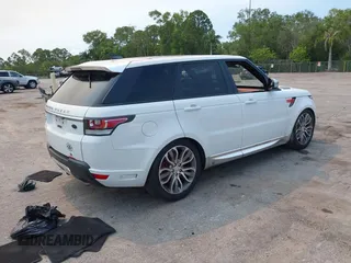 2017 Land Rover Range Rover Sport Autobiography with VIN SALWV2FE9HA130030, listed as a IAAI auction lot 42324581 with 123,932 mi miles and . Bid and sale history available at DreamBid. Image 4.