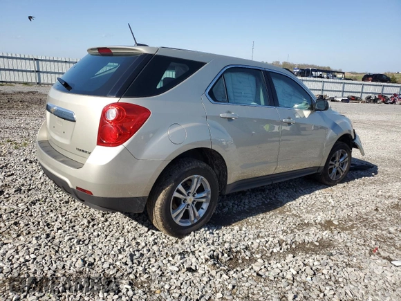 2015 Chevrolet Equinox LS with VIN 2GNALAEK1F1149081, listed as a Copart auction lot 52100925 with Not Provided miles and Salvage Title. Bid and sale history available at DreamBid. Image 3.