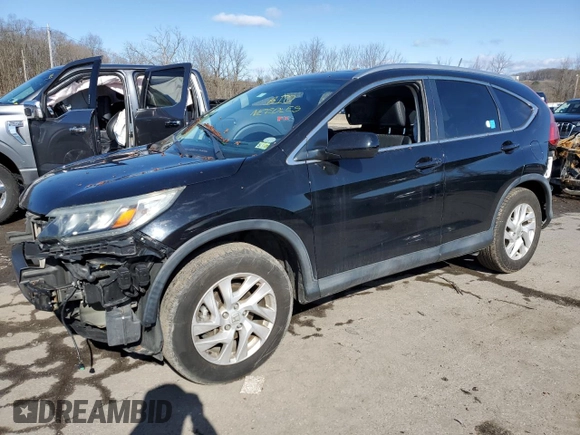 2015 Honda CR-V EX-L with VIN 2HKRM4H72FH702319, listed as a Copart auction lot 52350885 with Not Provided miles and Salvage Title. Bid and sale history available at carsss.com. Image 1.