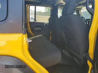2020 Jeep Wrangler Unlimited Willys z VIN 1C4HJXDG1LW265611, wystawiony jako Copart lot #67928914 z przebiegiem 73 516 mil mil oraz Szkoda całkowita • Salvage title. Historia ofert i sprzedaży dostępna na DreamBid. Obrazek 10.