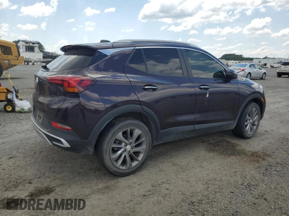2021 Buick Encore GX Select with VIN KL4MMDSL7MB143133, listed as a Copart auction lot 55728285 with 87,731 mi miles and Salvage title. Bid and sale history available at DreamBid. Image 3.