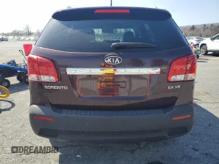 2011 Kia Sorento EX with VIN 5XYKUDA29BG156829, listed as a Copart auction lot 48613735 with 189,206 mi miles and Salvage Title. Bid and sale history available at carsss.com. Image 6.