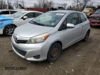 2012 Toyota Yaris L with VIN JTDJTUD38CD522606, listed as a Copart auction lot 44625225 with 265,360 mi miles and Clean Title. Bid and sale history available at carsss.com. Image 1.