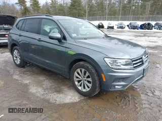 2018 Volkswagen Tiguan S with VIN 3VV0B7AX2JM011628, listed as a IAAI auction lot 41685841 with 129,484 mi miles and . Bid and sale history available at DreamBid. Image 1.