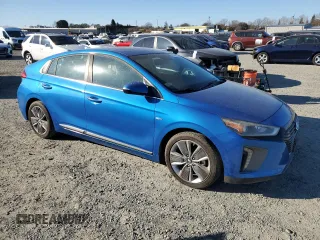 2017 Hyundai Ioniq Limited with VIN KMHC85LC7HU018827, listed as a Copart auction lot 42440655 with 125,104 mi miles and Salvage Title. Bid and sale history available at DreamBid. Image 4.