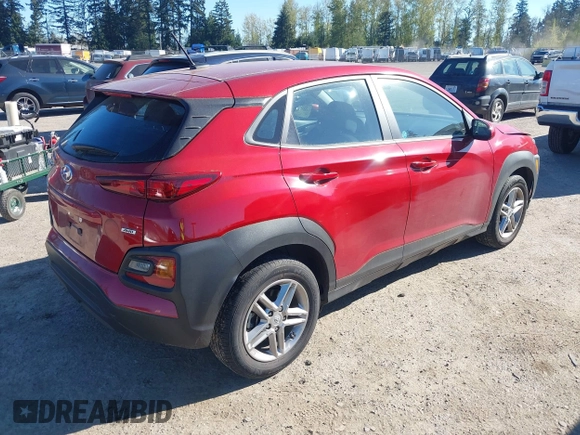 2021 Hyundai Kona SE z VIN KM8K1CAA8MU685132, wystawiony jako IAAI lot #42063844 z przebiegiem 15 519 mil mil oraz . Historia ofert i sprzedaży dostępna na DreamBid. Obrazek 4.