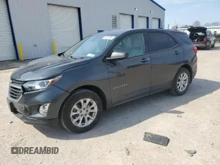 2020 Chevrolet Equinox LS z VIN 2GNAXSEV5L6106057, wystawiony jako Copart lot #54041895 z przebiegiem 56 557 mil mil oraz Szkoda całkowita • Salvage title. Historia ofert i sprzedaży dostępna na DreamBid. Obrazek 1.