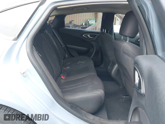 2015 Chrysler 200 Limited with VIN 1C3CCCAB6FN698328, listed as a IAAI auction lot 41776647 with 108,649 mi miles. Bid and sale history available at carsss.com. Image 8.