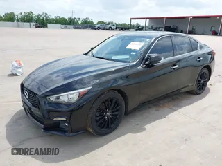 2019 Infiniti Q50 3.0t Signature Edition with VIN JN1EV7AP6KM513666, listed as a IAAI auction lot 42147392 with 99,798 mi miles. Bid and sale history available at carsss.com. Image 17.