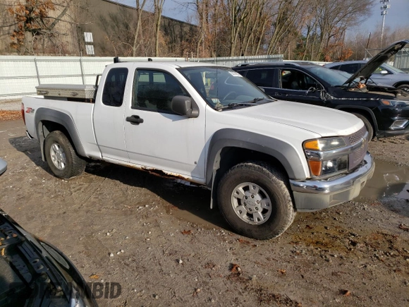 2007 Chevrolet Colorado Work Truck with VIN 1GCDT19E078235295, listed as a Copart auction lot 82774904 with 64,097 mi miles and Clean Title. Bid and sale history available at carsss.com. Image 4.