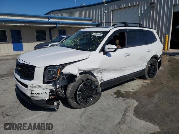2021 Kia Telluride SX with VIN 5XYP5DHCXMG157444, listed as a Copart auction lot 61508445 with 50,145 mi miles and Non repairable. Bid and sale history available at DreamBid. Image 1.