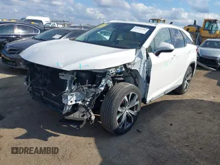 2018 Lexus RX with VIN JTJGZKCA9J2000733, listed as a IAAI auction lot 41147392 with 62,161 mi miles. Bid and sale history available at carsss.com. Image 2.