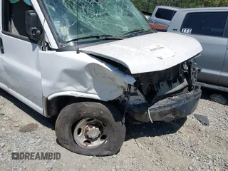 2019 Chevrolet Express Cargo Van with VIN 1GCWGAFP2K1347973, listed as a IAAI auction lot 41991559 with 70,050 mi miles. Bid and sale history available at carsss.com. Image 17.