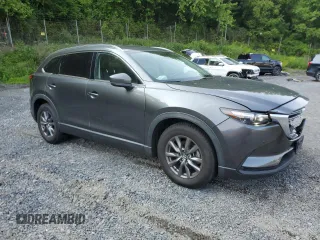 2021 Mazda CX-9 Touring with VIN JM3TCBCY6M0512571, listed as a Copart auction lot 59417475 with 37,865 mi miles and Salvage title. Bid and sale history available at DreamBid. Image 4.
