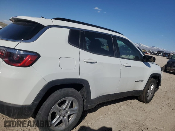 2023 Jeep Compass Latitude with VIN 3C4NJDBN5PT561987, listed as a Copart auction lot 49517465 with Not Provided miles and Salvage Title. Bid and sale history available at DreamBid. Image 3.
